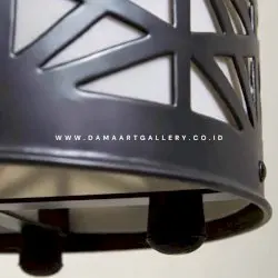 Lampu Sangkar Kuningan Pahat